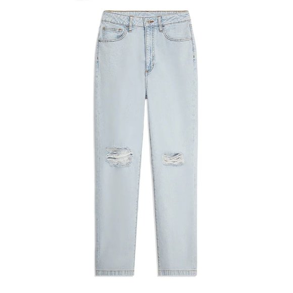 WeWoreWhat High Rise Curvy Crop Jeans Super Light 30 - Picture 3 of 12